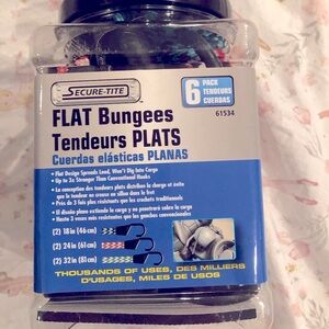 Secure Tite six pack, flat bungees new —never used